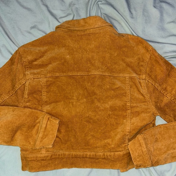 yellow corduroy jacket worn once women’s juniors - Picture 2 of 3